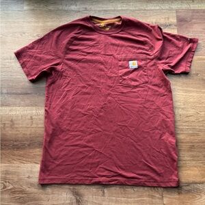 Carhartt Men's Brick Red Short Sleeve Tee